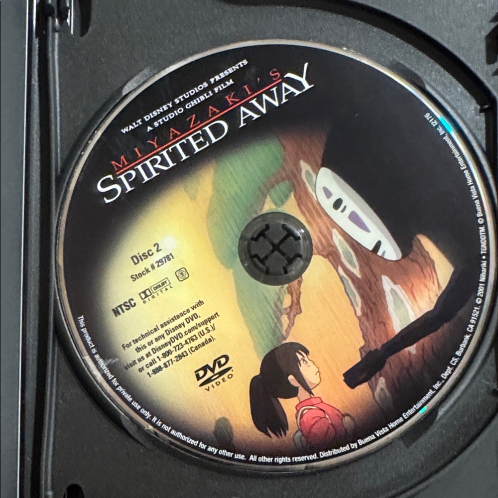 Spirited Away DVD Disc - Picture 2 of 6
